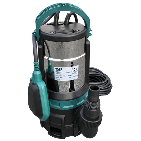 Vide-cave inox 550W eau chargée - Niveau zéro Vide-cave inox 550W eau chargée - Niveau zéro