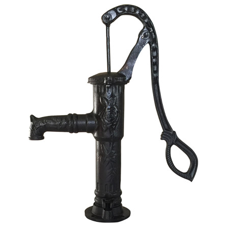 Pompe à bras fonte, style ancien Pompe à bras fonte, style ancien