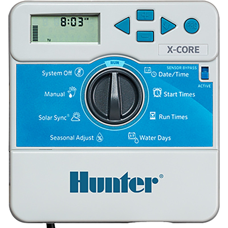 Programmateur 6 voies transf. ext. Hunter XCore 601 - B Programmateur 6 voies transf. ext. Hunter XCore 601 - B