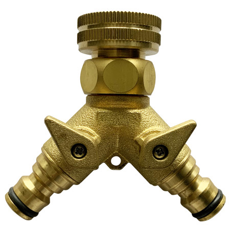 Nez de robinet laiton 2 voies automatique (55035B) - B Nez de robinet laiton 2 voies automatique (55035B) - B