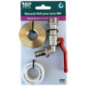 Raccord S60x6 laiton / Robinet puisage 20x27-20X27 - B Raccord S60x6 laiton / Robinet puisage 20x27-20X27 - B