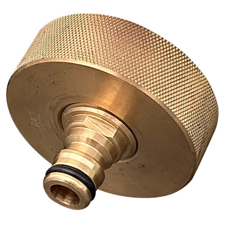 Raccord S60x6 laiton / raccord automatique laiton - B Raccord S60x6 laiton / raccord automatique laiton - B