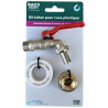 Kit Raccord citerne 20x27 / Robinet puisage 15x21 - B Kit Raccord citerne 20x27 / Robinet puisage 15x21 - B