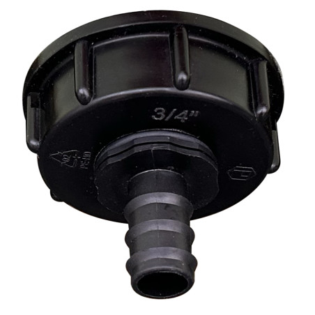 Raccord S60x6 PP / Embout cannelé diam 20 - B Raccord S60x6 PP / Embout cannelé diam 20 - B