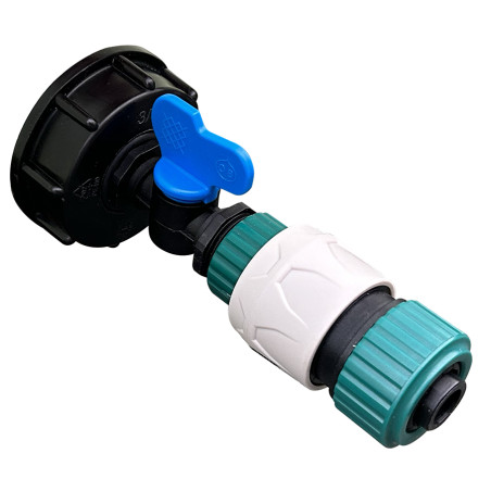 Raccord S60x6 PP / Vanne / Raccord auto extra-flow D19 - B Raccord S60x6 PP / Vanne / Raccord auto extra-flow D19 - B