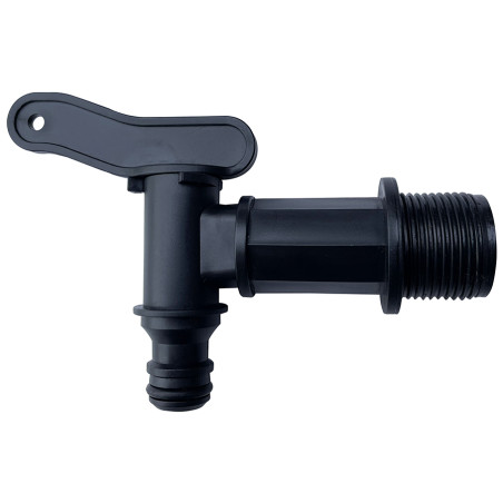 Robinet 1/4 de tour auto PP M 20x27 - V Robinet 1/4 de tour auto PP M 20x27 - V