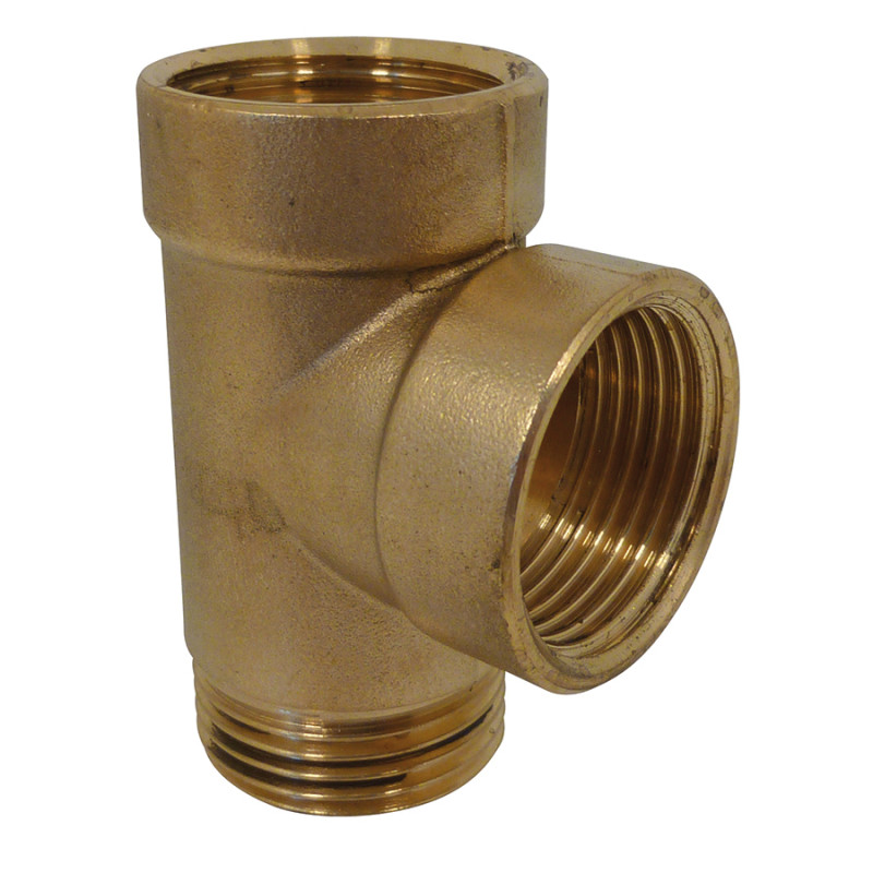Té laiton pour réservoir 3 voies MF 26x34 - V Té laiton pour réservoir 3 voies MF 26x34 - V