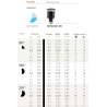 Buse MP Rotator 2000 - 90/210° - Noire - V Buse MP Rotator 2000 - 90/210° - Noire - V