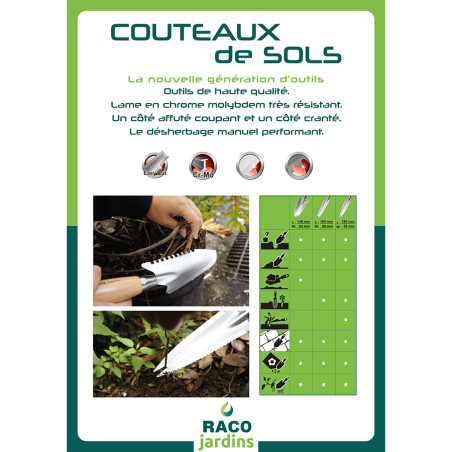 Couteau de sol Désherbeur (52553 / 52PT3) - B Couteau de sol Désherbeur (52553 / 52PT3) - B