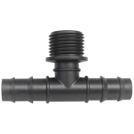 Raccord Té cannelé mâle 15x21 - x2 (1671-2DZ) - B Raccord Té cannelé mâle 15x21 - x2 (1671-2DZ) - B