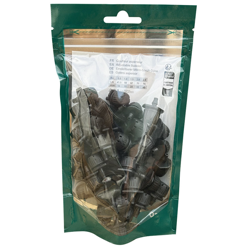 Goutteurs réglables bubbler 0 à 60 L/h - x50 (1243-50Z) - B
