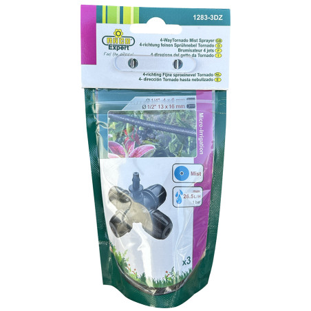 Brumisateurs Tornado 4 jets - x3 (1283-3DZ) - B