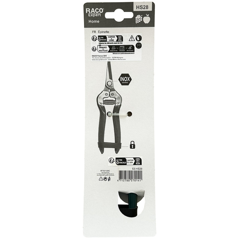 Epinette lames inox droites (53128C / 53HS28) - B