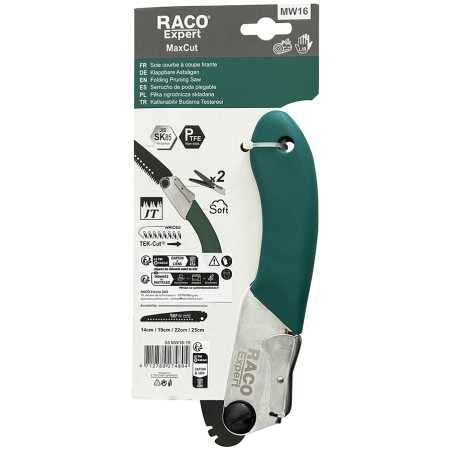 Scie d'élagage pliante anti-friction (53.MW16-19) - B