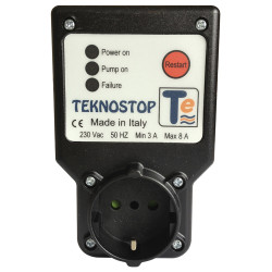 Protection manque d'eau électronique 3-8 A - V