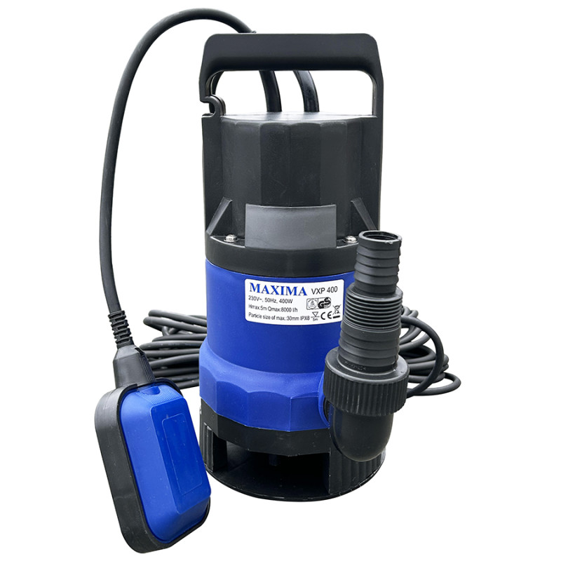 Vide-cave plastique 400W eau chargée