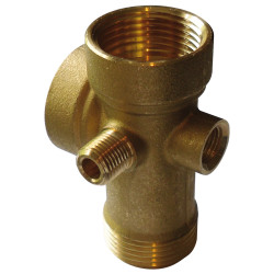 Té laiton pour réservoir 5 voies - V
