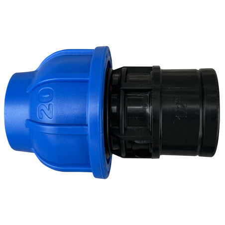 Raccord à serrage extérieur droit femelle