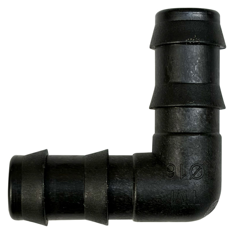 Coude cannelé égal PP - ø16 - V