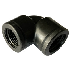 Coude femelle taraudé PP 26x34 - V