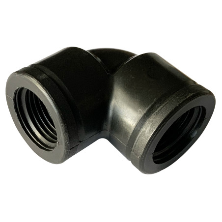 Coude femelle taraudé PP 26x34 - V