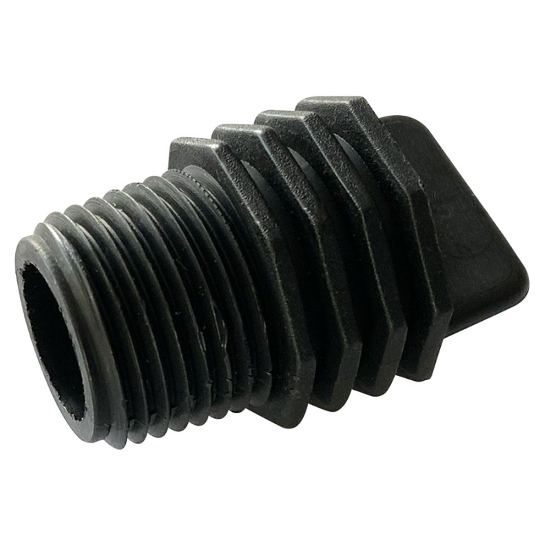 Bouchon mâle fileté PP 26x34 - V