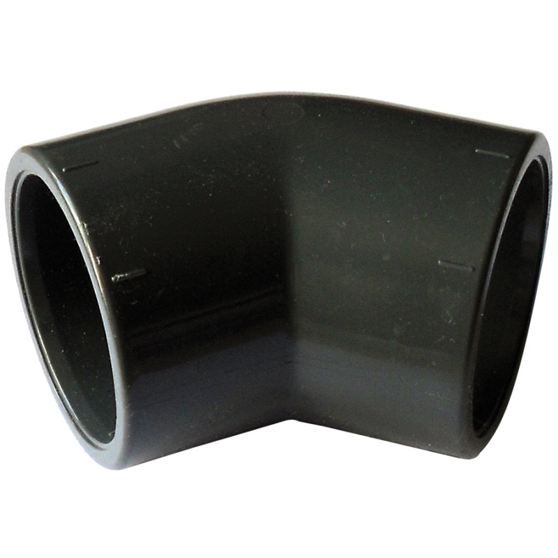 Coude 45° à coller - 63mm - V