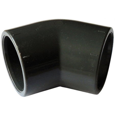 Coude 45° à coller - 63mm - V