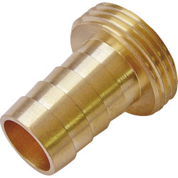 Raccord mâle laiton cannelé 30mm - 33x42 - V