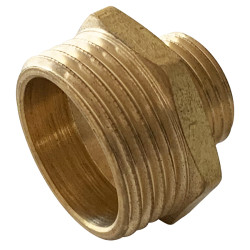 Mamelon réduit laiton 15x21 - 26x34 (fixation pressostat) - V