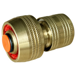 Raccord rapide stop laiton automatique 15mm (55005T) - V