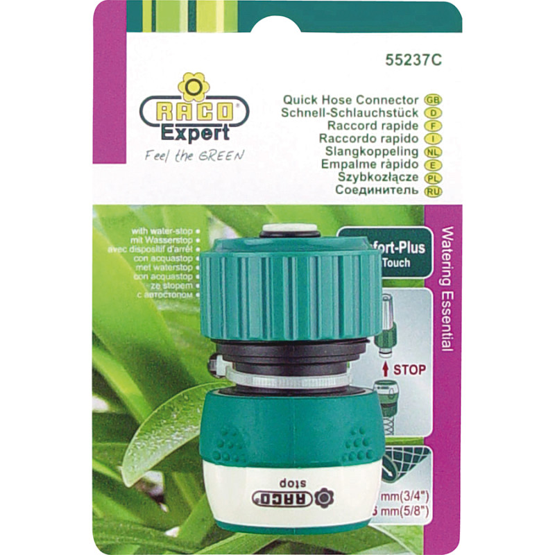 Raccord rapide bi-matières stop 19mm (55237C) - B