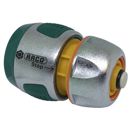 Raccord rapide tri-matières Stop Métal 15mm (55098) - B