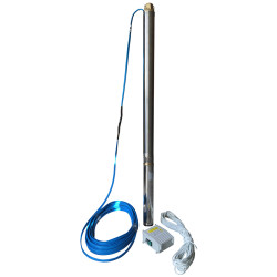 Pompe immergée 3" WPS 3-21 - 750W - 3,5M3/H  8,5 bars - 30m - F1"1/4