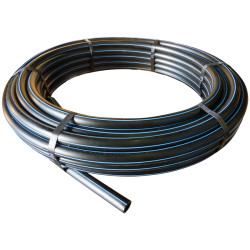 Tuyau polyéthylène bande bleue 16 bars - ø25 x 25m - V
