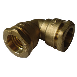 Raccord laiton SE coude égal - ø40 - V