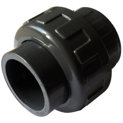 Raccord union 3 pièces à coller - 63mm - V