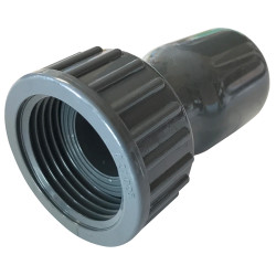 Raccord 2 pièces à coller PVC - ø32 - F 33x42 - V