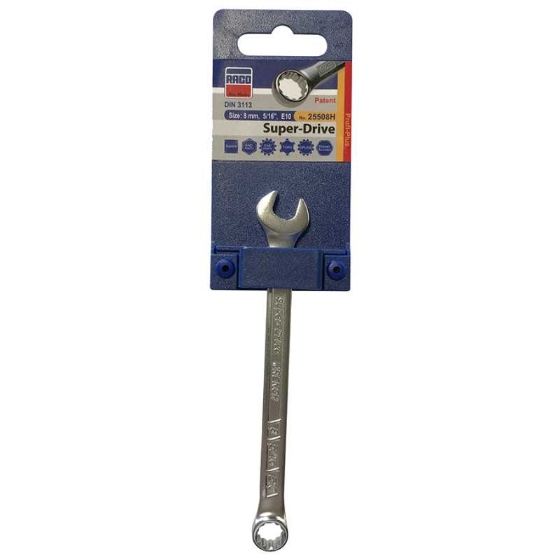 Clé Mixte SUPERDRIVE 8mm - L125mm - 25508H