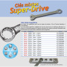 Clé Mixte SUPERDRIVE 16mm - L205mm - 25516H