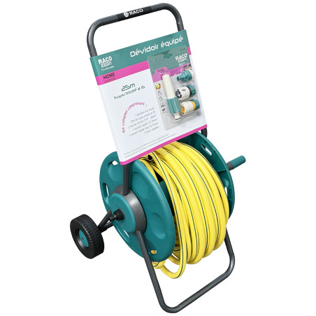Chariot Dévidoir Métallo-plastique équipé 25m - V