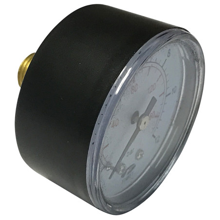 Manomètre axial sec Ø50 12 bars M 8x13 - V