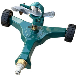 Luge métal sur roues avec asperseur bi-matières - B