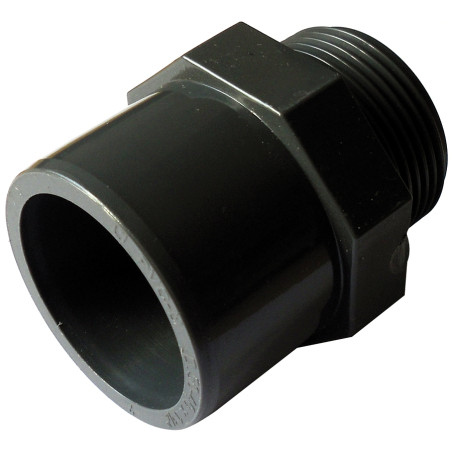 Raccord mâle à coller - 40mm (int) / 50mm (ext) - 26x34 - V