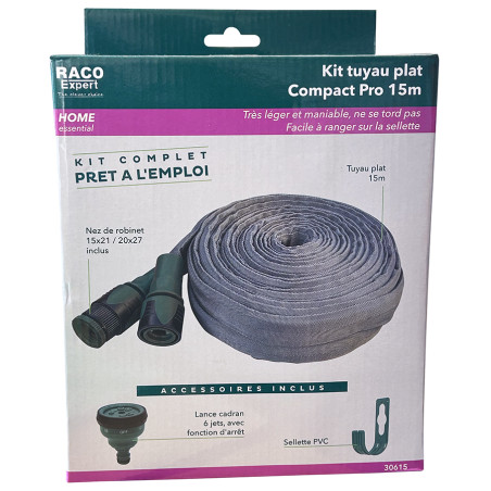 Kit tuyau plat Compact Pro 15m - B