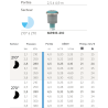 Buse MP Rotator 815 - 210/270° - Bleu clair et Gris - V