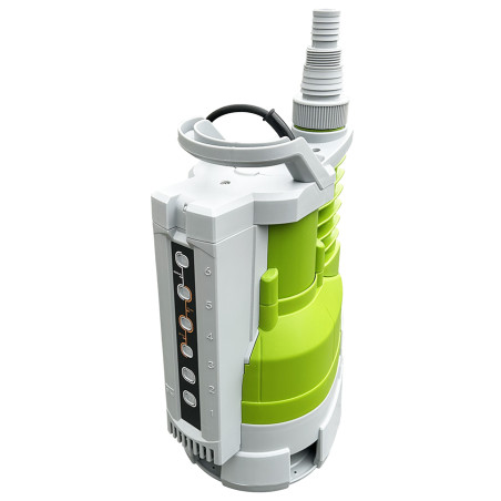 Vide-cave plastique 750W eau chargée avec capteur intégré