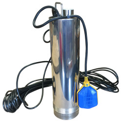 Pompe Immergée 5" inox avec flotteur 1200W