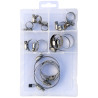 Coffret BiBox 15 colliers bande inox W4 - 8mm