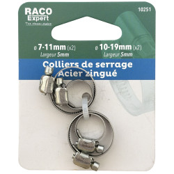 Assortiment 4 colliers W1 5mm (2 x 7-11/10-19) carte